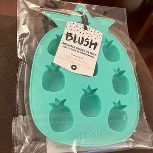 New Blush pineapple shaped ice mold silicone ice tray